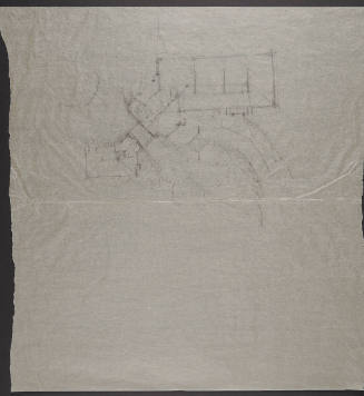Early Sketches of the Beach Museum of Art: Site Plan