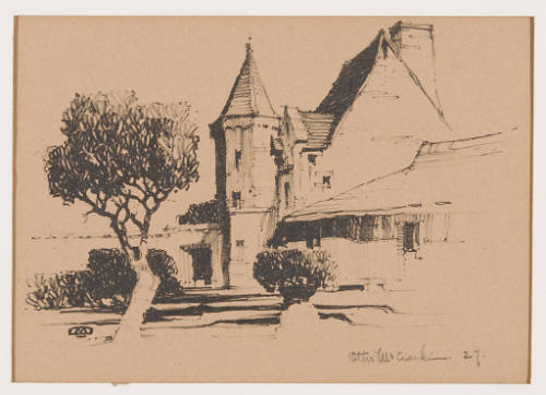 Title unknown (residence with turret)