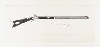 Herschel C. Logan, study for C. Oak & Son Jacksonville Fla. (C. Oak & Son Rifle owned by James …