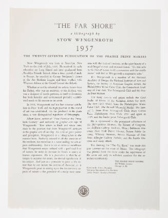 "The Far Shore" leaflet