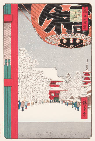 Winter Landscape: Kinryusan Temple at Asakusa