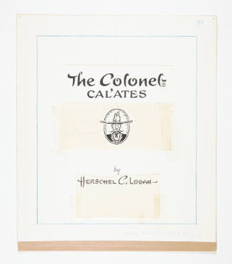 Mockup for The Colonel Cal'ates title page