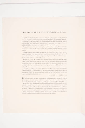 The Four Net Menders (print folio)