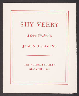 Shy Veery print folio