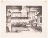 William Judson Dickerson, Untitled, Industrial Wichita no. 6 (aka State Capitol or Yard and Pub…