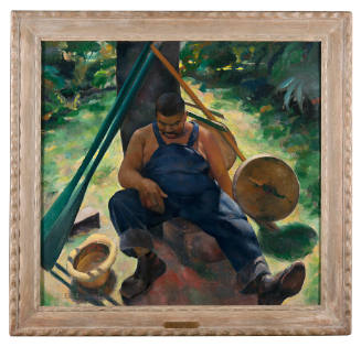 Edmund Linton Davison, John Resting, ca. 1934, oil on canvas, 33 1/2 x 35 in., Kansas State Uni…