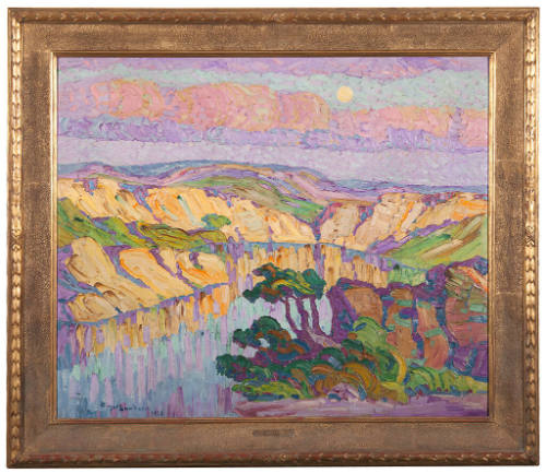 Sven Birger Sandzén, Still Water, 1926, oil on canvas, 40 x 48 in., Kansas State University, Ma…