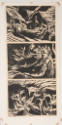 John Hannah, Vertical Triptych, 1963, woodcut, 35 x 15 3/4 in., Kansas State University, Marian…