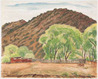 Corrals near Galisteo, New Mexico