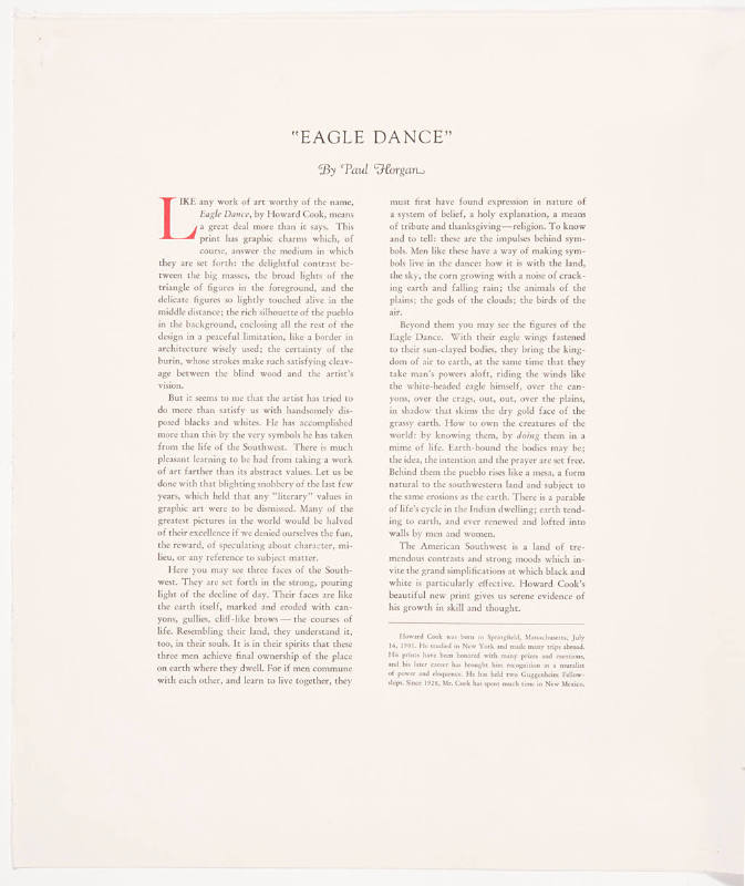 Eagle Dance (print folio)