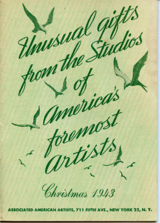 Unusual Gifts from the Studio's of America's Foremost Artists: Christmas 1943