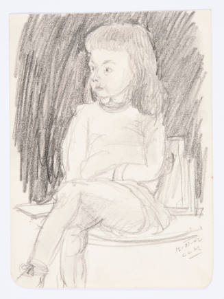 Title unknown (young girl seated)