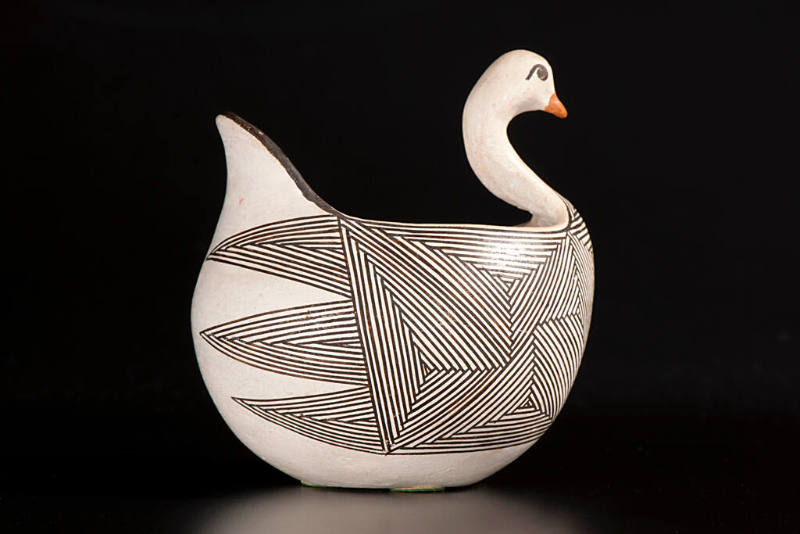 Duck effigy bowl