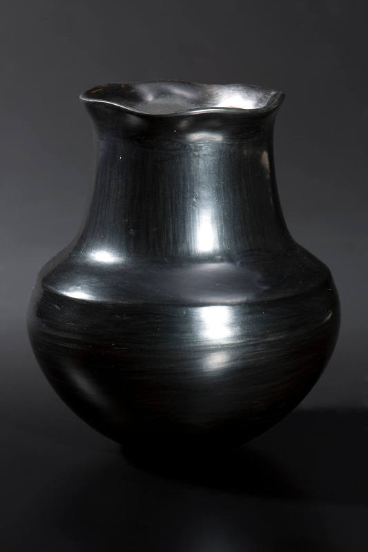 Black vase