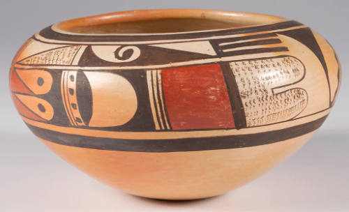 Polychrome bowl