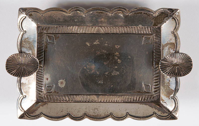 Small silver tray