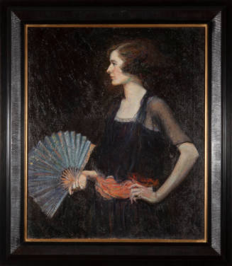 Portrait of a Woman with Fan
