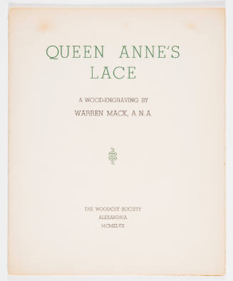 Queen Anne's Lace print folio