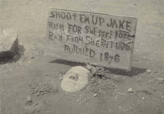 Grave Marker and Epitaph, Boot Hill, Dodge City, Kansas