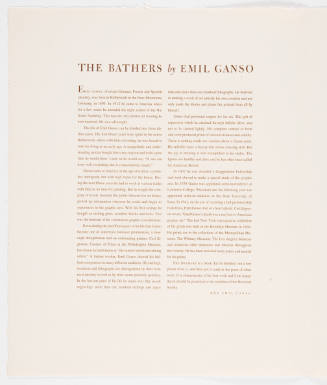 The Bathers (print folio)