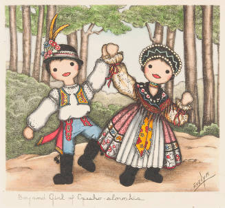 Boy and Girl of Czecho-Slovakia