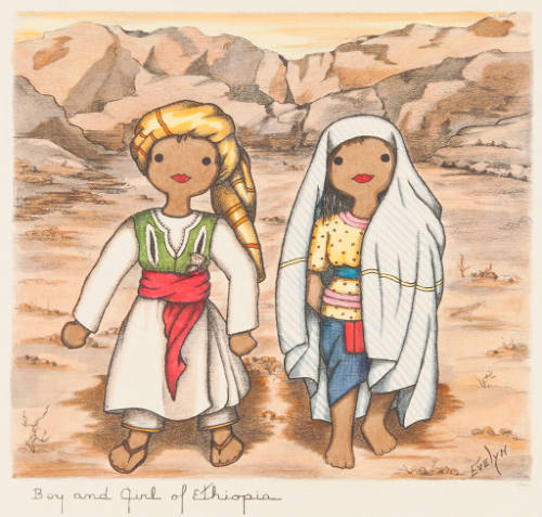 Boy and Girl of Ethiopia