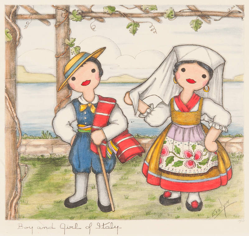 Boy and Girl of Italy