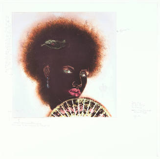 Renée Stout, Marie Laveau, 2013, archival pigment print, 13 1/4 x 13 1/4in, Kansas State Univer…