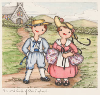 Boy and Girl of Old England