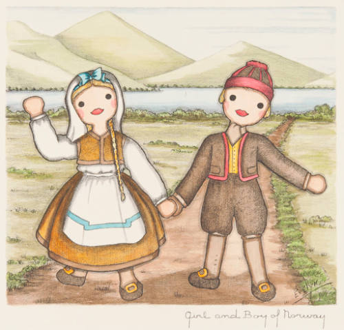 Girl and Boy of Norway