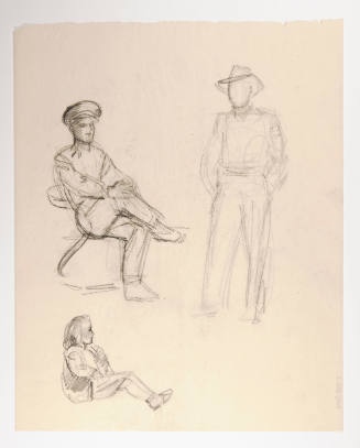 Title unknown (3 figurative sketches)