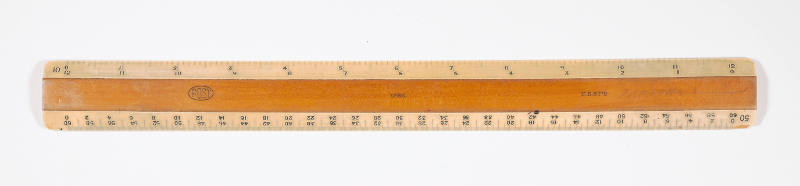 US standard foot ruler