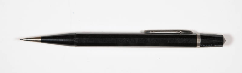 Black plastic pencil