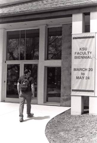 The first faculty show that was presented in the Kistler Beach Museum was held in the Spring of 1998. All the Art Professors submitted their latest work.