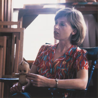 Anne Bagby (artist), in her home, Walnut Street, Kansas City, Missouri, May 20, 1982