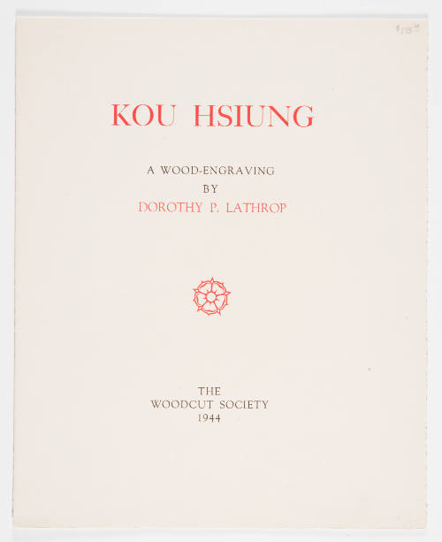 Kou Hsiung print folio