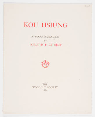 Kou Hsiung print folio