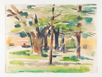 Title unknown (landscape with trees)