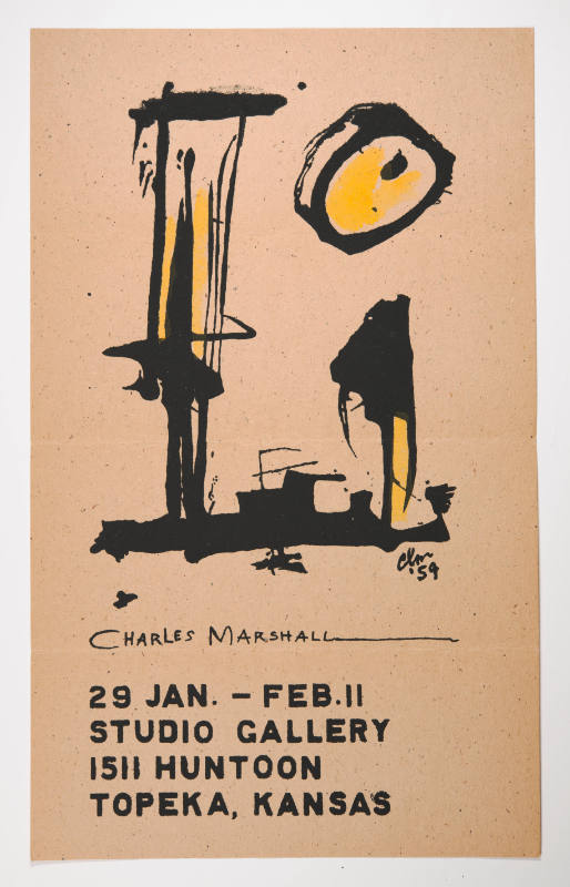 Exhibition flyer for 19 January - 11 February 1959