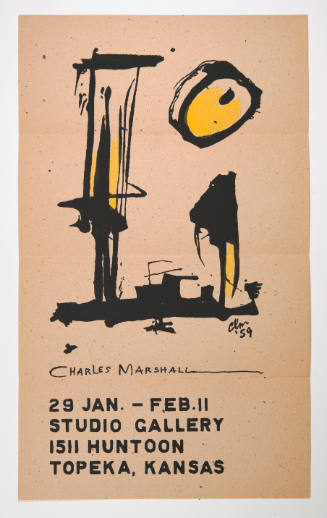 Exhibition flyer for 19 January - 11 February 1959