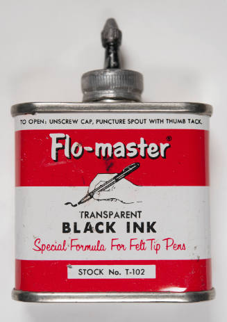 Flo-master Transparent Black Ink: Special Formula for Felt Tip Pens