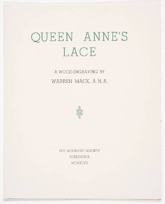 Queen Anne's Lace (print folio)