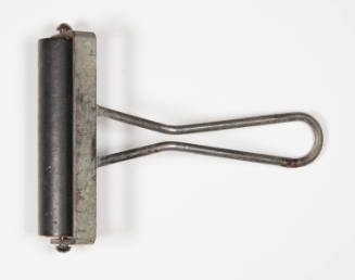 Metal-handled brayer