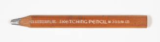 Sketching pencil 355 4B (carpenter's pencil) (yellow varnish)