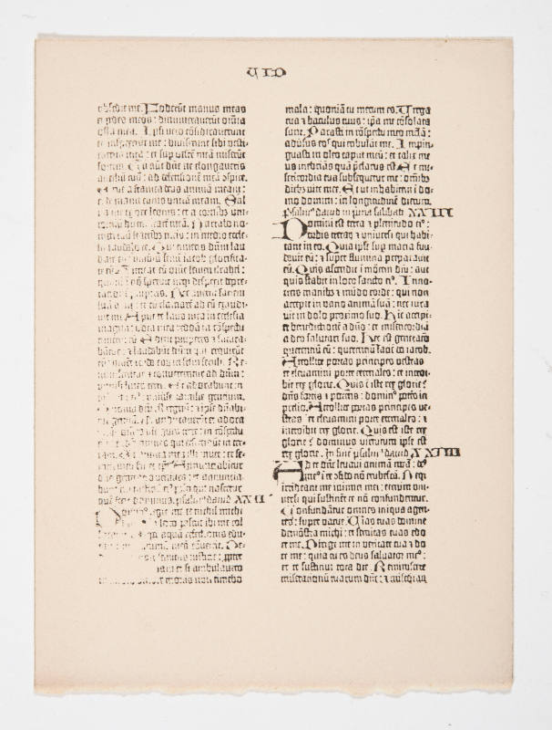 Printed Greek script on small printing paper 2