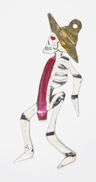 Untitled (skeleton figure used in "Dance of the Ghedes / Legba Laughted")