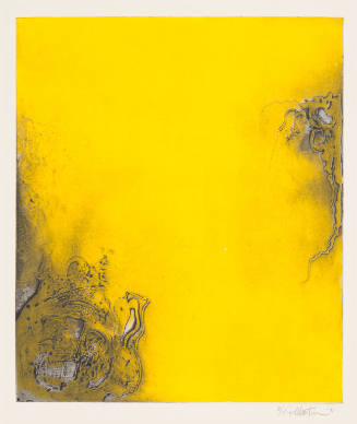 Untitled (yellow textured field)