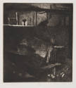 Richard Finch, As Matters Stood, 1979, Etching on paper, 8 3/4 x 7 3/4 inches, Kansas State Uni…