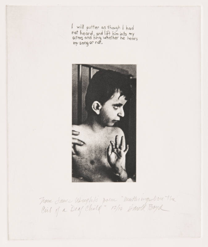 Harold Boyd, I Will Putter..., 1980, Photo etching on paper, 11 3/4 x 9 7/8 inches, Kansas Stat…