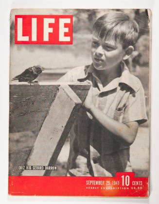 Life magazine (Quiz Kid Gerard Darrow)